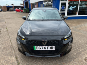 2024 Peugeot E-208 50kwh Gt Hatchback 5dr Electric Auto (7.4kw Charger) (136 Ps) in Black — image 2