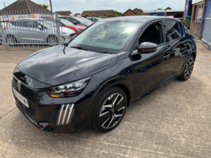 2024 Peugeot E-208 50kwh Gt Hatchback 5dr Electric Auto (7.4kw Charger) (136 Ps) in Black — image 3