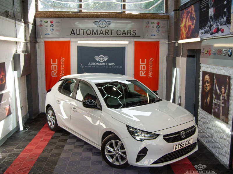 2020 Vauxhall Corsa 1.2 Turbo Se Nav Euro 6 (s/s) 5dr in White — image 1
