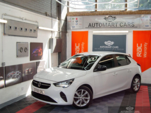 2020 Vauxhall Corsa 1.2 Turbo Se Nav Euro 6 (s/s) 5dr in White — image 3