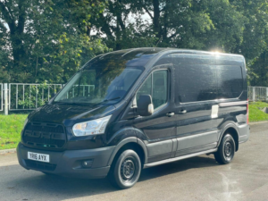 2016 Ford Transit 2.2 Tdci 290 Trend Fwd L2 H2 Euro 5 (s/s) 5dr in Black — image 3