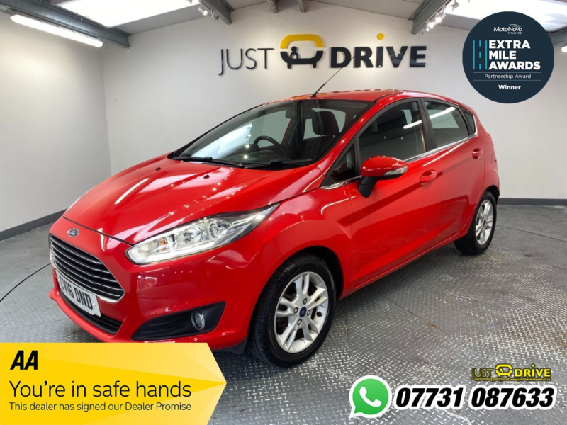 2016 Ford Fiesta 1.25 Zetec Hatchback 5dr Petrol Manual Euro 6 (82 Ps) in Red — image 1