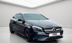2017 Mercedes-Benz A Class 2.1 A200d Amg Line (premium) 7g-Dct Euro 6 (s/s) 5dr in Black — image 4