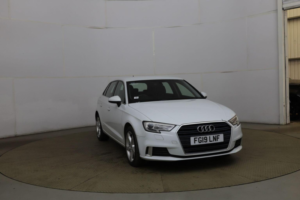 2019 Audi A3 1.6 Tdi 30 Sport Sportback S Tronic Euro 6 (s/s) 5dr in White — image 3