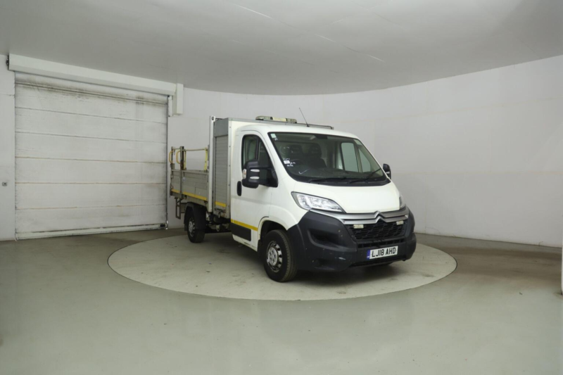 2018 Citroen Relay 2.0 Bluehdi 35 Plus Ready To Run Tipper L2 Euro 6 2dr in White — image 1