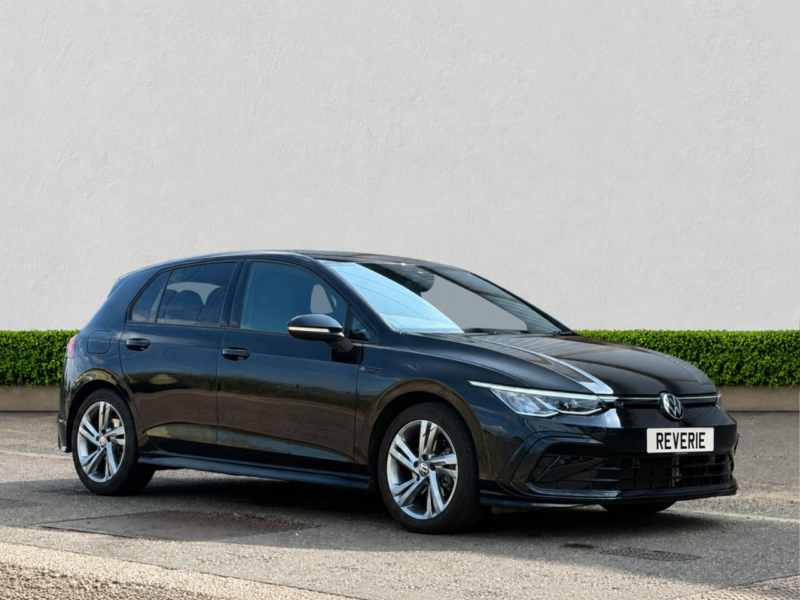 2022 Volkswagen Golf 1.5 Etsi Mhev R-Line Hatchback 5dr Petrol Hybrid DSG Euro 6 (s/s) (150 Ps) in Black — image 1