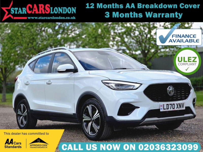 2020 MG MG Zs 1.0 T-Gdi Excite Auto Euro 6 5dr in White — image 1