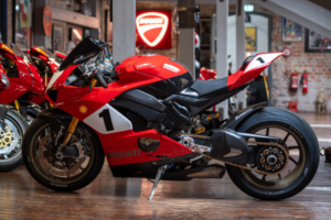 2019 Ducati Panigale V4 *v4s 916 Foggy 25th Anniversario - Full Akrapovic Race System* in Red — image 3