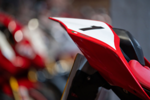 2019 Ducati Panigale V4 *v4s 916 Foggy 25th Anniversario - Full Akrapovic Race System* in Red — image 4