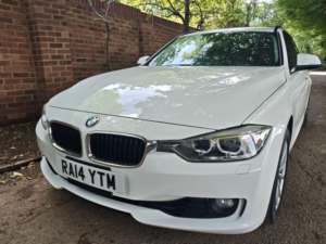 2014 BMW 3 Series 2.0 320i Se Touring Auto Euro 6 (s/s) 5dr in White — image 3