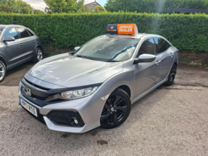 2017 Honda Civic 1.0 Vtec Turbo Sr CVT Euro 6 (s/s) 5dr in Silver — image 2