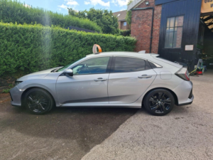 2017 Honda Civic 1.0 Vtec Turbo Sr CVT Euro 6 (s/s) 5dr in Silver — image 4