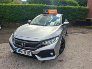 2017 Honda Civic 1.0 Vtec Turbo Sr CVT Euro 6 (s/s) 5dr in Silver — image 5