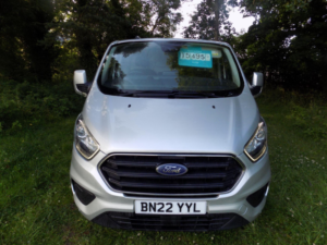 2022 Ford Transit Custom 2.0 300 Ecoblue Limited L1 H1 Euro 6 (s/s) 5dr in Silver — image 2