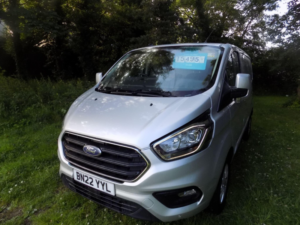 2022 Ford Transit Custom 2.0 300 Ecoblue Limited L1 H1 Euro 6 (s/s) 5dr in Silver — image 3