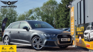 2017 Audi A3 2.0 Tdi S Line Sportback Euro 6 (s/s) 5dr in Grey — image 2