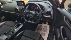 2017 Audi A3 2.0 Tdi S Line Sportback Euro 6 (s/s) 5dr in Grey — image 3