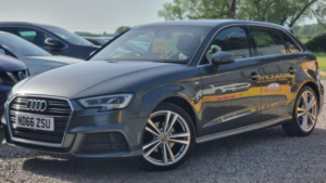 2017 Audi A3 2.0 Tdi S Line Sportback Euro 6 (s/s) 5dr in Grey — image 4