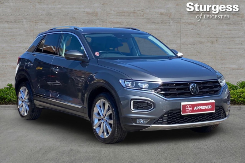 2021 Volkswagen T-Roc 1.5 Tsi Evo Sel DSG Euro 6 (s/s) 5dr in Grey — image 1