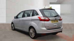 2018 Ford Grand C-Max 1.0 T Ecoboost Gpf Titanium Silver 5dr 7 Seater+satnav in Silver — image 2