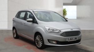 2018 Ford Grand C-Max 1.0 T Ecoboost Gpf Titanium Silver 5dr 7 Seater+satnav in Silver — image 3