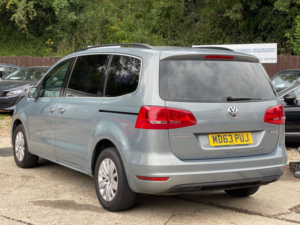 2014 Volkswagen Sharan 2.0 Tdi Bluemotion Tech Se Euro 5 (s/s) 5dr in Grey — image 4