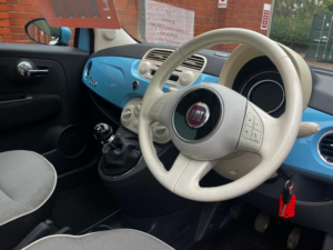 2014 Fiat 500 1.2 Lounge Euro 6 (s/s) 3dr in Blue — image 5