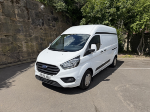 2023 Ford Transit Custom 2.0 Transit Custom Trend Van 300 L2 H2 2.0l Highroof Medium Wheelbase Ecoblue 130ps Fwd in White — image 2