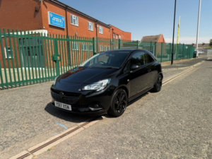 2017 Vauxhall Corsa 1.4i Ecoflex Limited Edition Euro 6 3dr in Black — image 3
