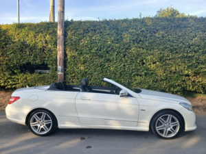 2012 Mercedes-Benz E Class 2.1 E220 Cdi Blueefficiency Sport Cabriolet 2dr Diesel G-Tronic+ Euro 5 (s/s) (170 Ps) in White — image 3