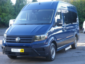 2025 Volkswagen Crafter Brook Miller 2.0 Tdi DSG Cr35 Commerce Plus Wav With Electric Lift in Blue — image 3