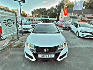 2015 Honda Civic 1.4 I-Vtec S Euro 6 (s/s) 5dr in White — image 2