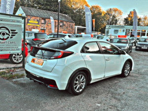 2015 Honda Civic 1.4 I-Vtec S Euro 6 (s/s) 5dr in White — image 4