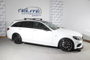 2017 Mercedes-Benz C Class 3.0 C43 V6 Amg (premium) Estate 5dr Petrol G-Tronic+ 4matic Euro 6 (s/s) (367 Ps) in White — image 2