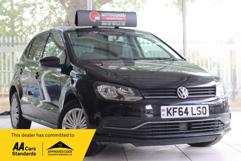 2014 Volkswagen Polo 1.2 Tsi Bluemotion Tech Se DSG Euro 6 (s/s) 5dr in Black — image 1