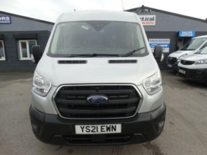 2021 Ford Transit 2.0 350 Ecoblue Trend Rwd L2 H2 Euro 6 (s/s) 5dr (12 Seat) in Silver — image 2