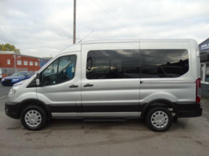 2021 Ford Transit 2.0 350 Ecoblue Trend Rwd L2 H2 Euro 6 (s/s) 5dr (12 Seat) in Silver — image 5