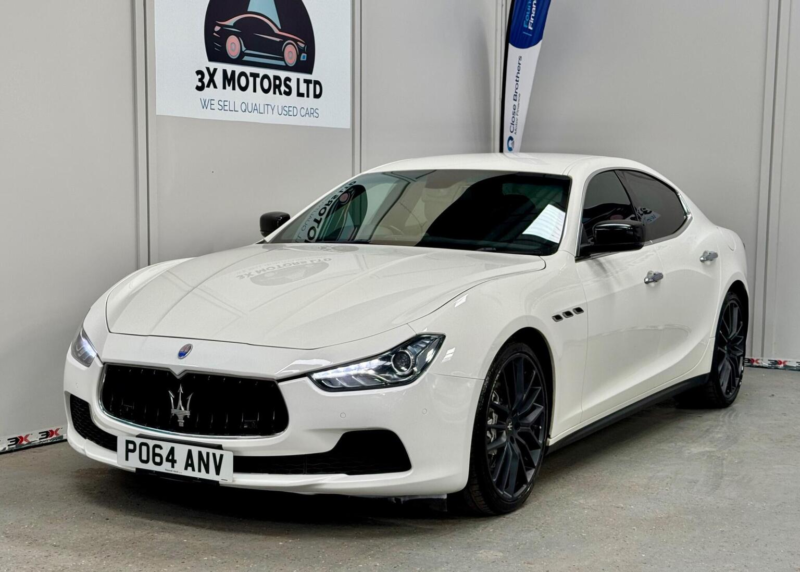 2014 Maserati Ghibli 3.0d V6 Zf Euro 5 (s/s) 4dr in White — image 1
