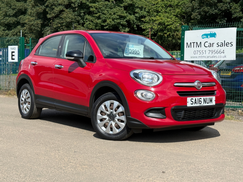 2016 Fiat 500x 1.6 E-Torq Pop SUV 5dr Petrol Manual Euro 6 (110 Ps) in Red — image 1