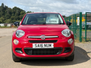 2016 Fiat 500x 1.6 E-Torq Pop SUV 5dr Petrol Manual Euro 6 (110 Ps) in Red — image 2