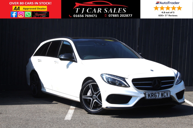 2017 Mercedes-Benz C Class 2.1 C250d Amg Line in White — image 1
