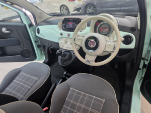 2018 Fiat 500 1.2 Lounge Hatchback 3dr Petrol Manual Euro 6 (s/s) (69 Bhp) in Green — image 4
