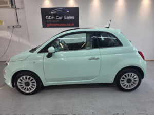 2018 Fiat 500 1.2 Lounge Hatchback 3dr Petrol Manual Euro 6 (s/s) (69 Bhp) in Green — image 5