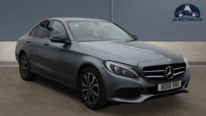 2018 Mercedes-Benz C Class 2.1 C220d Sport (premium) G-Tronic+ 4matic Euro 6 (s/s) 4dr in Grey — image 1