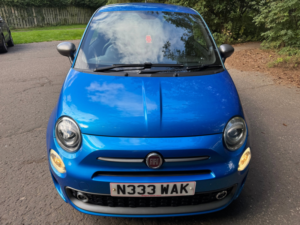 2019 Fiat 500 1.2 S Hatchback 3dr Petrol Manual Euro 6 (s/s) (69 Bhp) in Blue — image 2