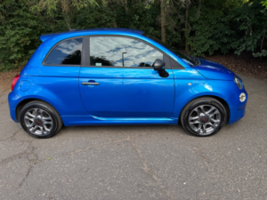 2019 Fiat 500 1.2 S Hatchback 3dr Petrol Manual Euro 6 (s/s) (69 Bhp) in Blue — image 3