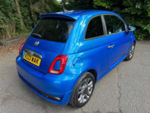 2019 Fiat 500 1.2 S Hatchback 3dr Petrol Manual Euro 6 (s/s) (69 Bhp) in Blue — image 4