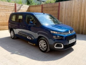 2021 Citroen Berlingo L2 Lwb 5 SEAT Wheelchair Accessible Disabled Access Vehicle Wav in Blue — image 3