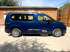 2021 Citroen Berlingo L2 Lwb 5 SEAT Wheelchair Accessible Disabled Access Vehicle Wav in Blue — image 6