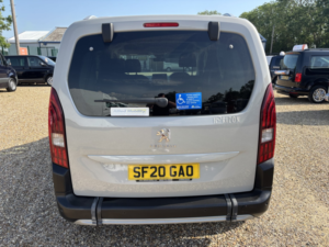 2020 Peugeot Rifter Wheelchair Accessible Vehicle Wav 1.5 Bluehdi Allure in Beige — image 4